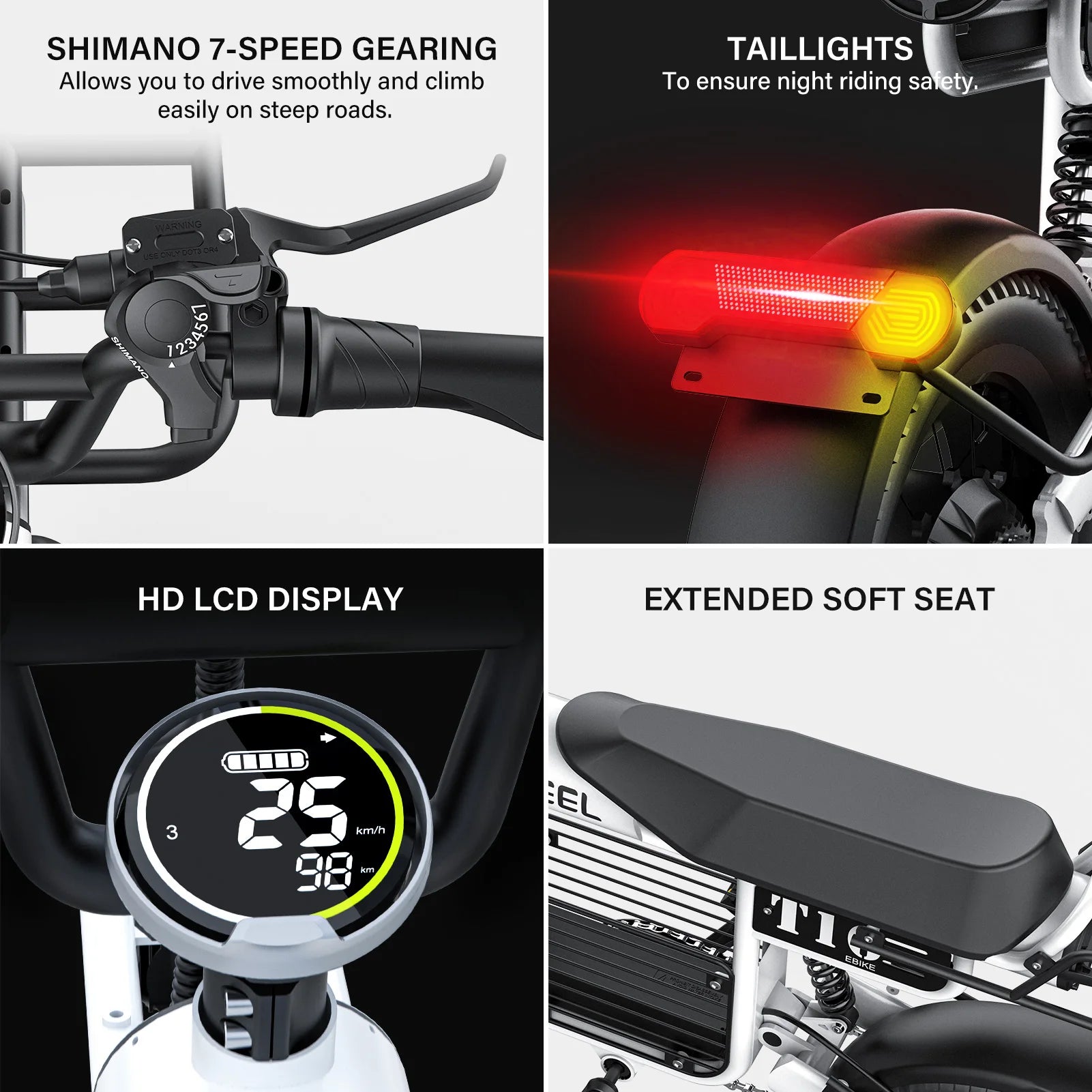 COSWHELL T16 1000W Adult Electric Bike – Power, Comfort & Long Range