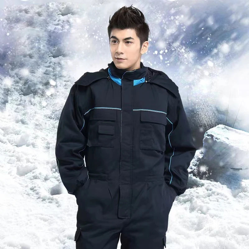 Men’s Winter Workwear Jacket – Warm, Windproof, and Built for Performance