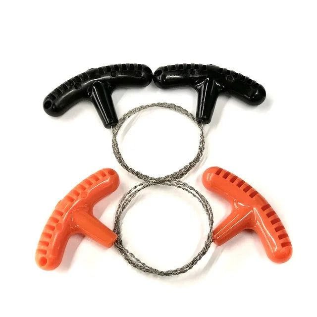 Portable Stainless-Steel Survival Wire Saw for Camping