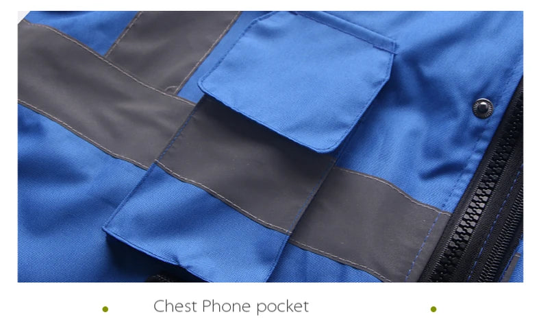 7-in-1 Waterproof Winter Workwear Parka Jacket – Ultimate Warmth & Versatility