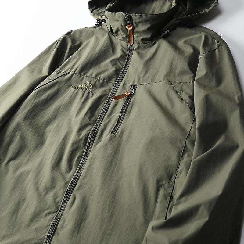 Tactical Waterproof Windbreaker Jacket with Hood