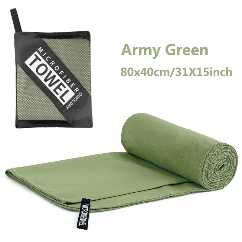 Quick-Dry Microfiber Camping & Sports Towel (40x80cm)