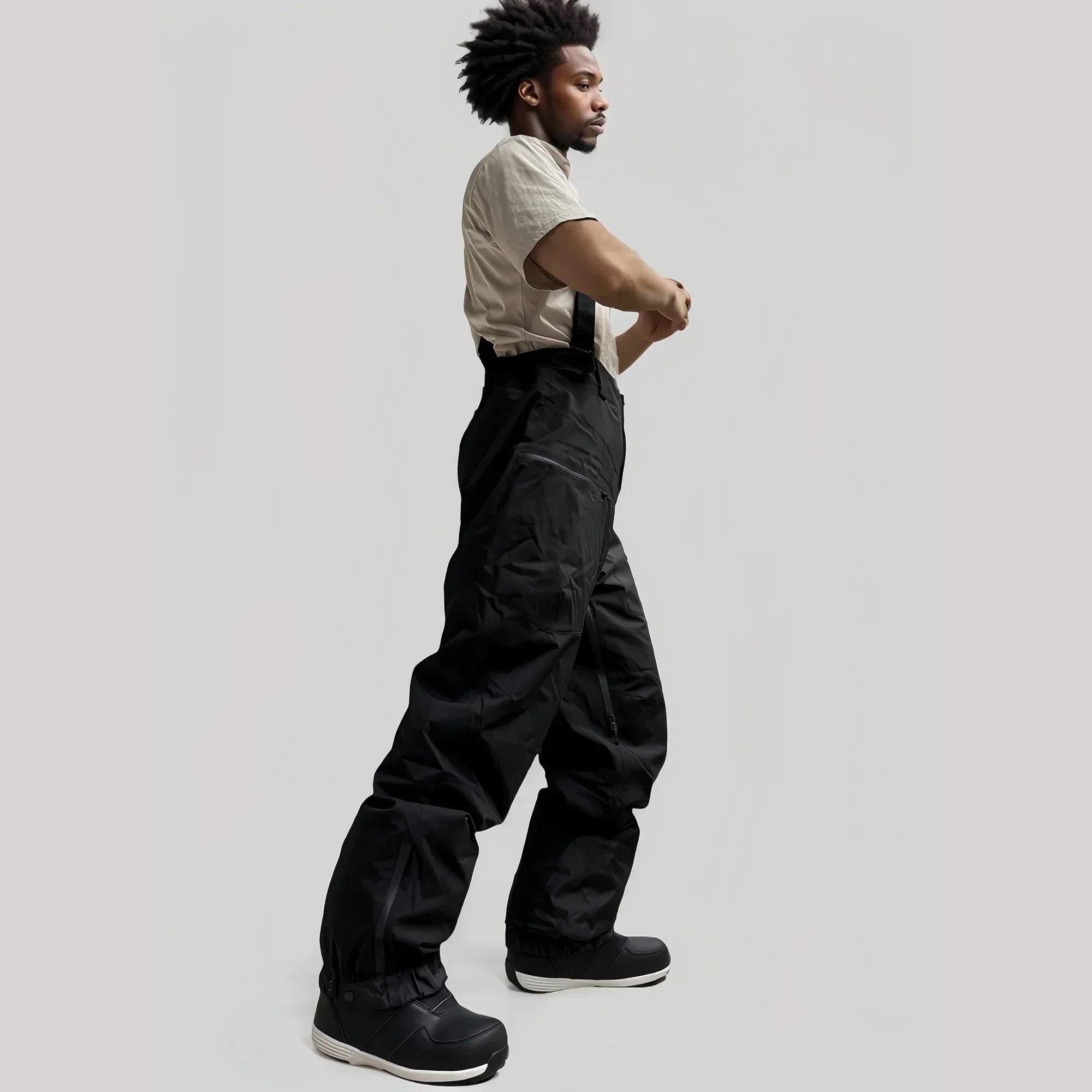 Waterproof Ski & Snow Overalls with Suspenders