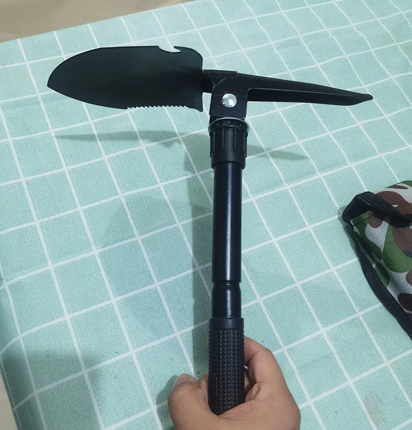 Multifunctional Folding Military Shovel for Camping & Survival Tool
