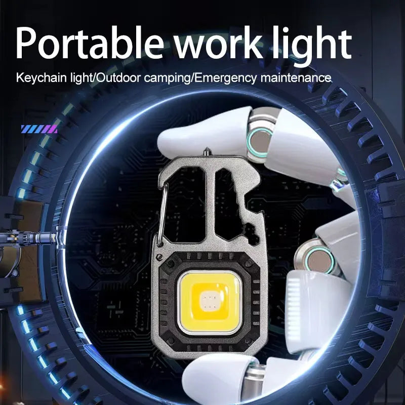 Rechargeable LED COB Work Light with Battery Display