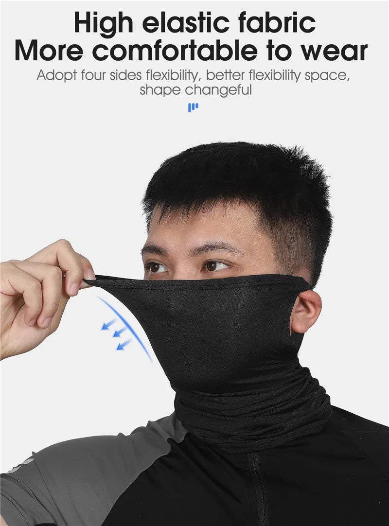 WEST BIKING Ice Silk UV Face Cover for Cycling & Running