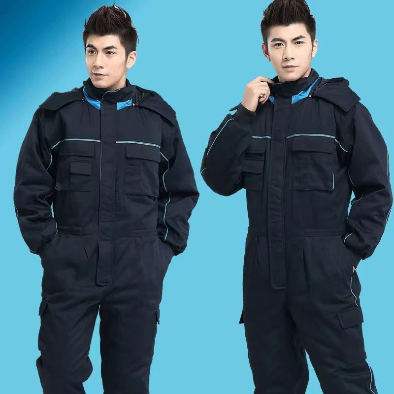 Men’s Winter Workwear Jacket – Warm, Windproof, and Built for Performance