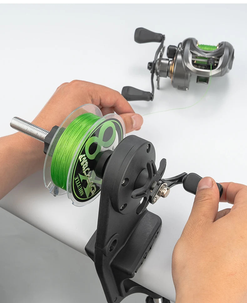LINNHUE Lightweight Fishing Line Winder with Durable Spooler Tool