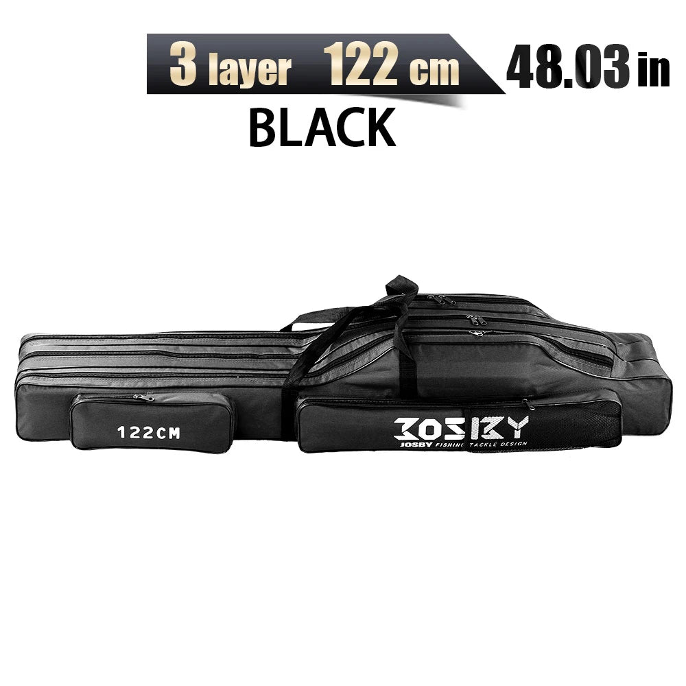 Foldable Fishing Rod & Reel Storage Bag (122/152/182cm)