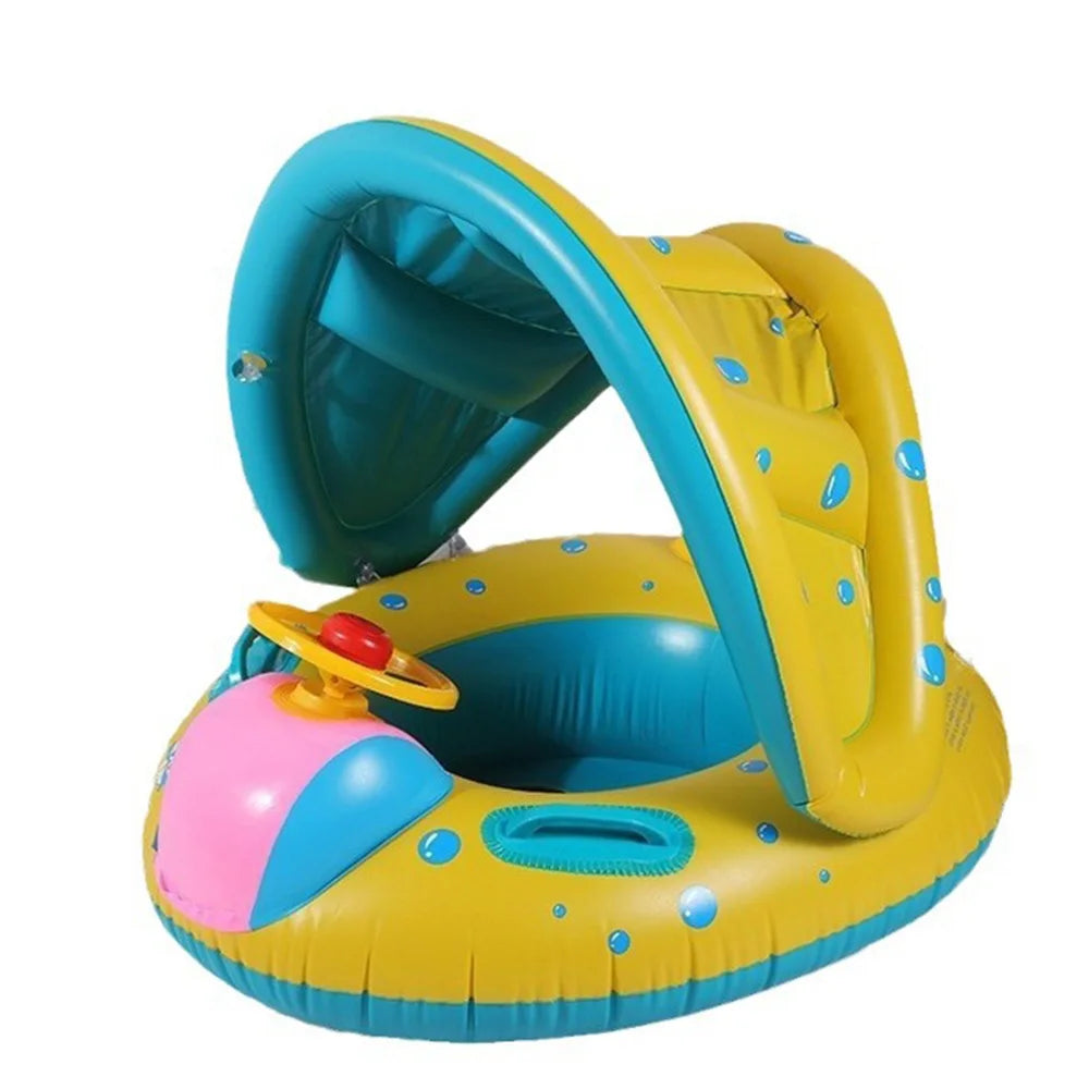ROOXIN Inflatable Swim Ring Seat for Babies & Kids (1-5Y)