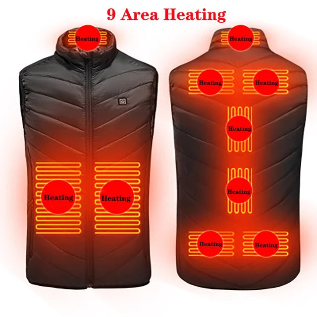 USB Heating Jacket for Men & Women (9/13/17 Zone)