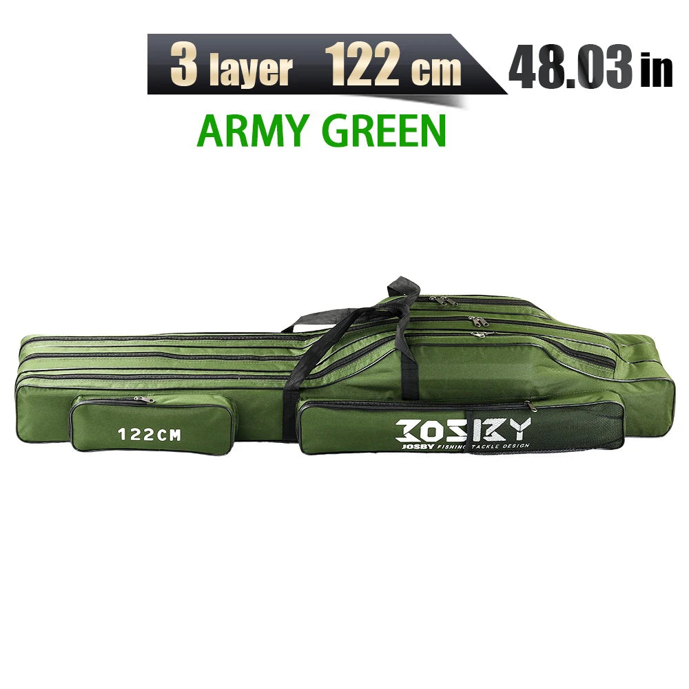 Foldable Fishing Rod & Reel Storage Bag (122/152/182cm)