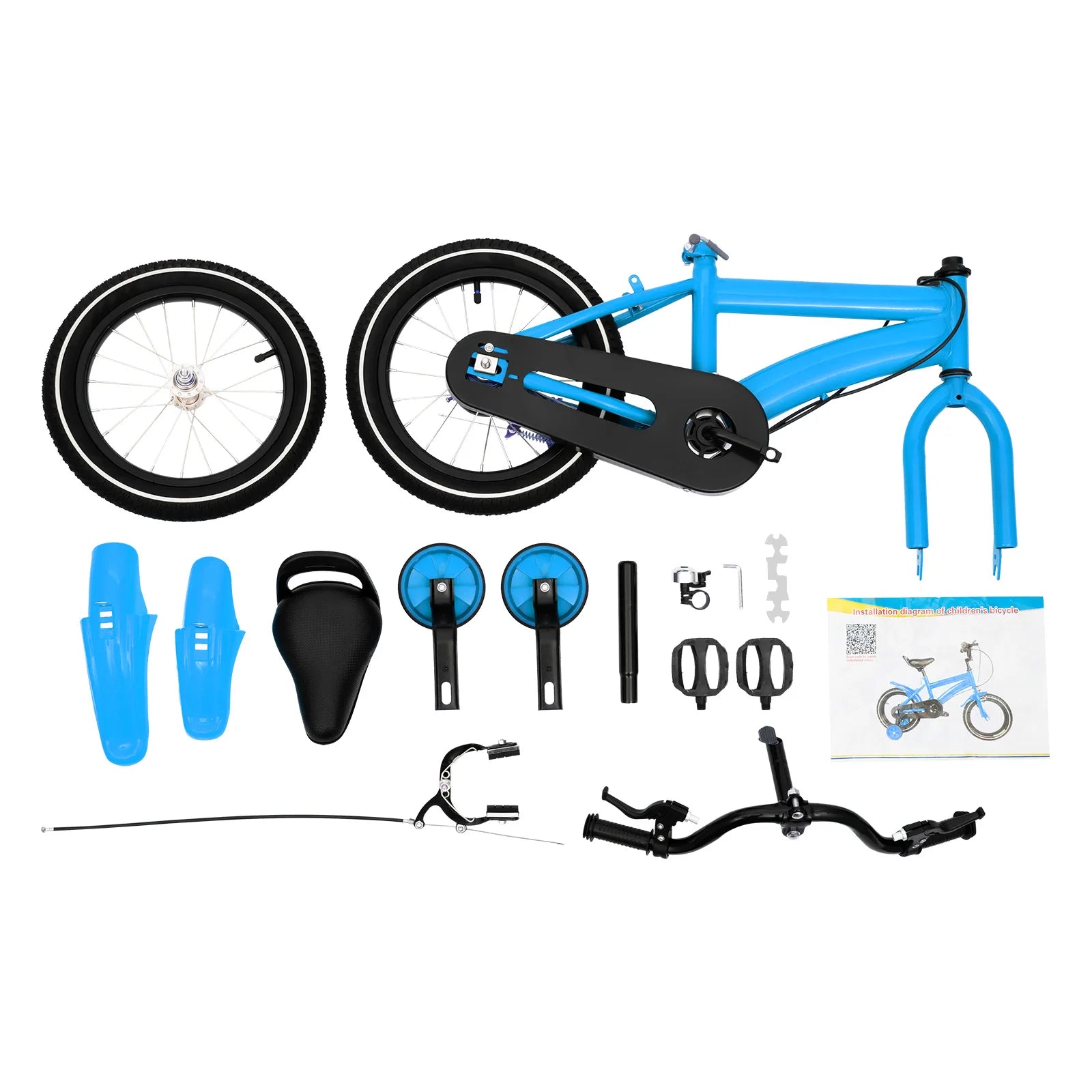 14-Inch Kids’ Bicycle – Safe, Adjustable & Fun for Growing Riders