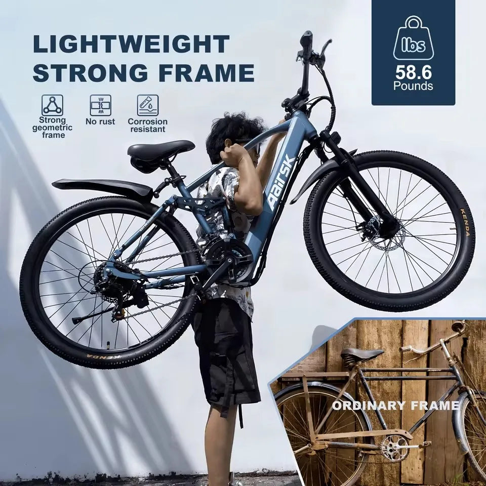 750W Adults Electric Bike – Powerful, Versatile & Built for City and Mountain Rides