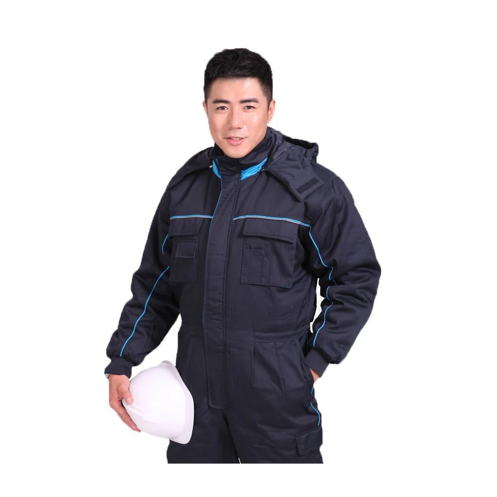 Men’s Winter Workwear Jacket – Warm, Windproof, and Built for Performance