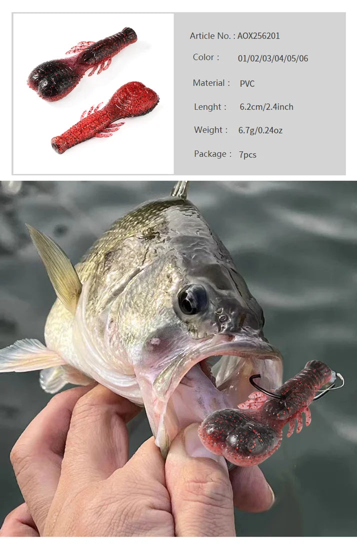 SUNMILE Stick Bait – Heavy Weighted Soft Plastic Lures for Bass Fishing
