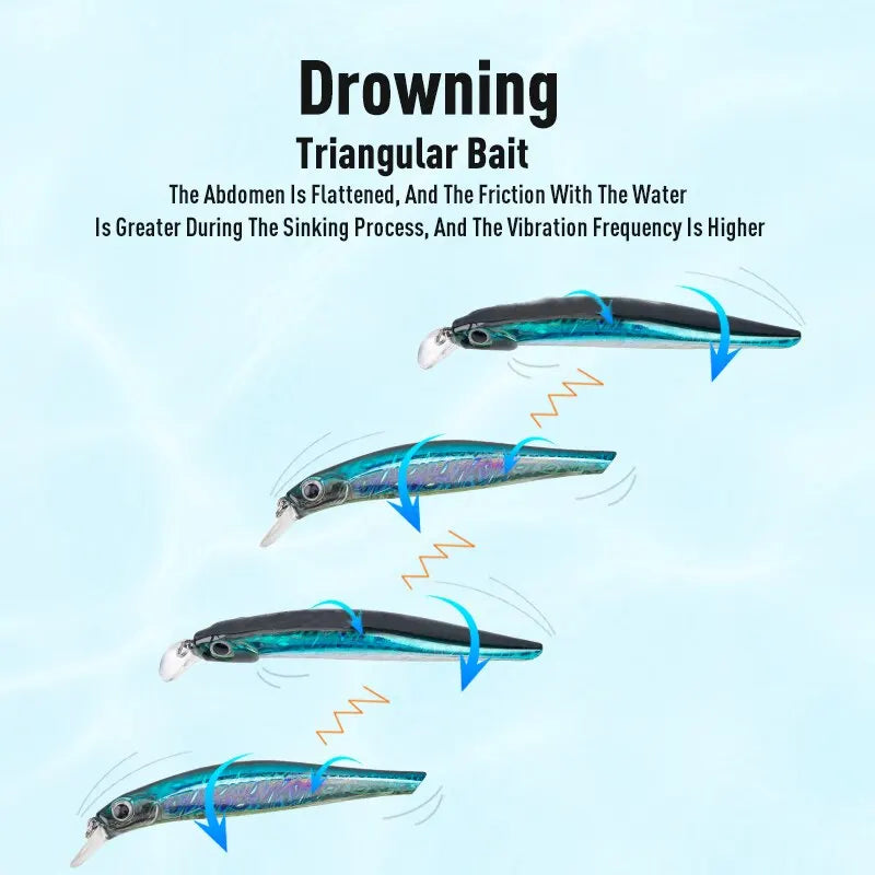 Artist FR Silence Sinking Minnow – High-Quality Hard Baits for Sea Bass & More