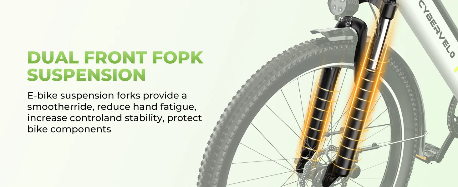 CYBERVELO 1000W Peak Electric Bike – Long Range & High Performance for Adults