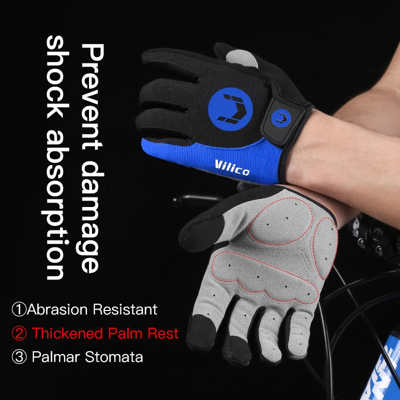 MTB Long Finger Cycling Gloves for Autumn & Winter