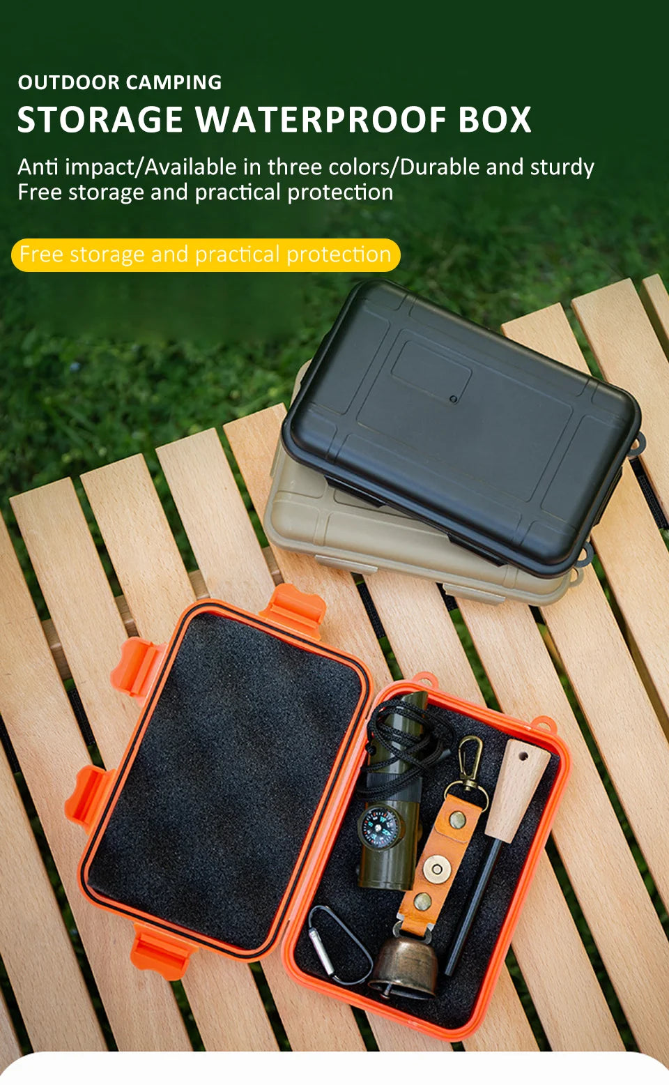 EDC Outdoor Survival Kit & Storage Box
