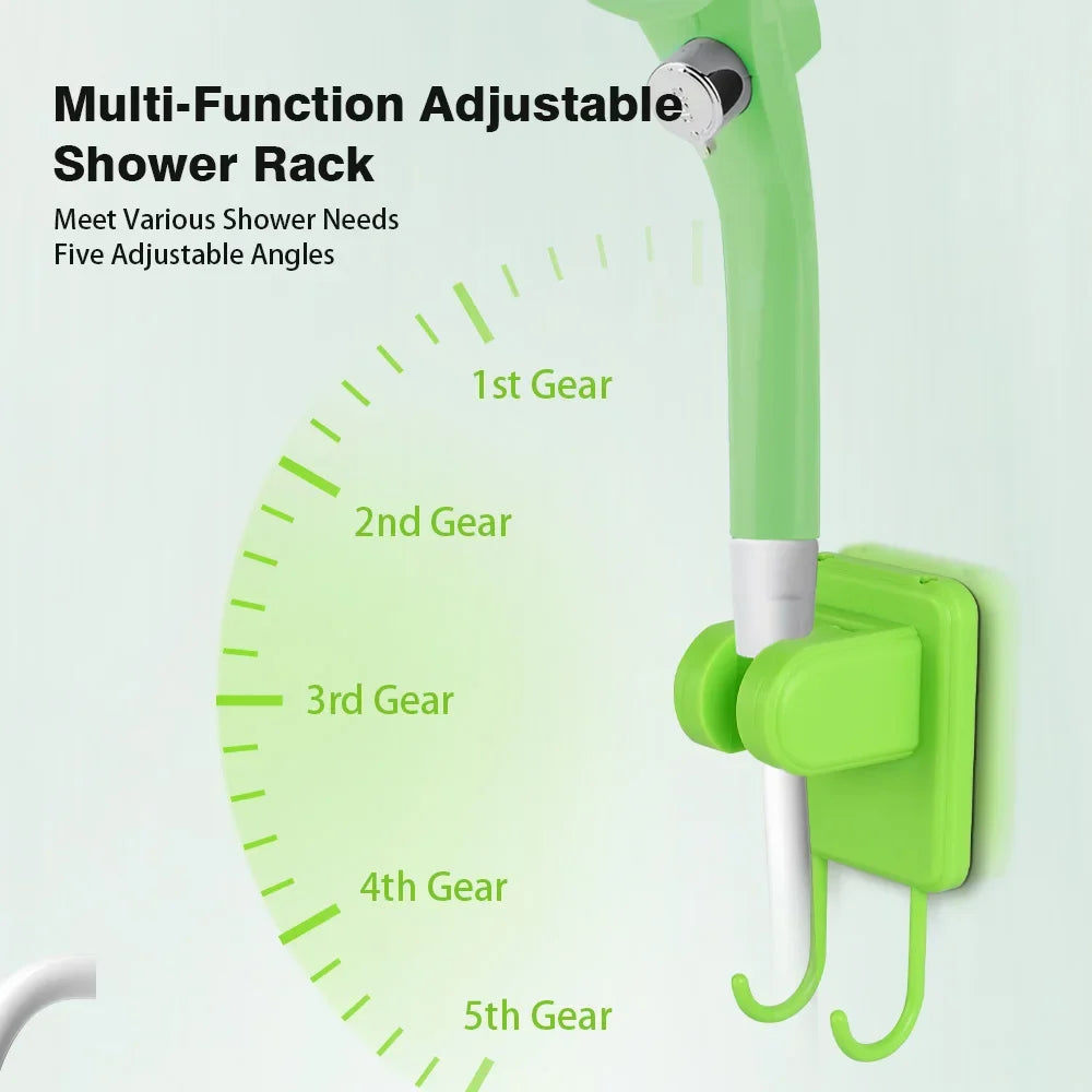 Camping Shower Pump Kit with Digital Display & Adjustable Flow