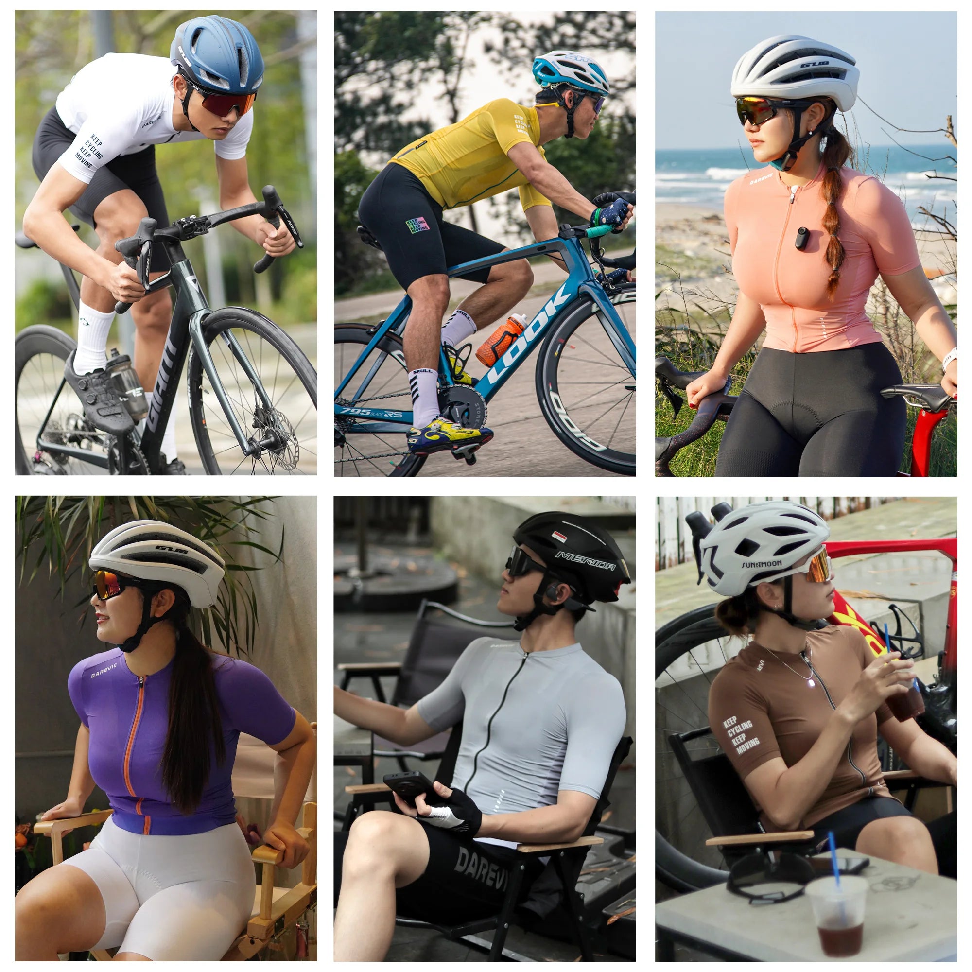 DAREVIE Men’s Cycling Jersey – Cool Technology Quick-Dry Performance