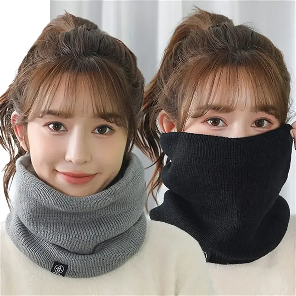 Knitted Neck Warmer for Winter Sports