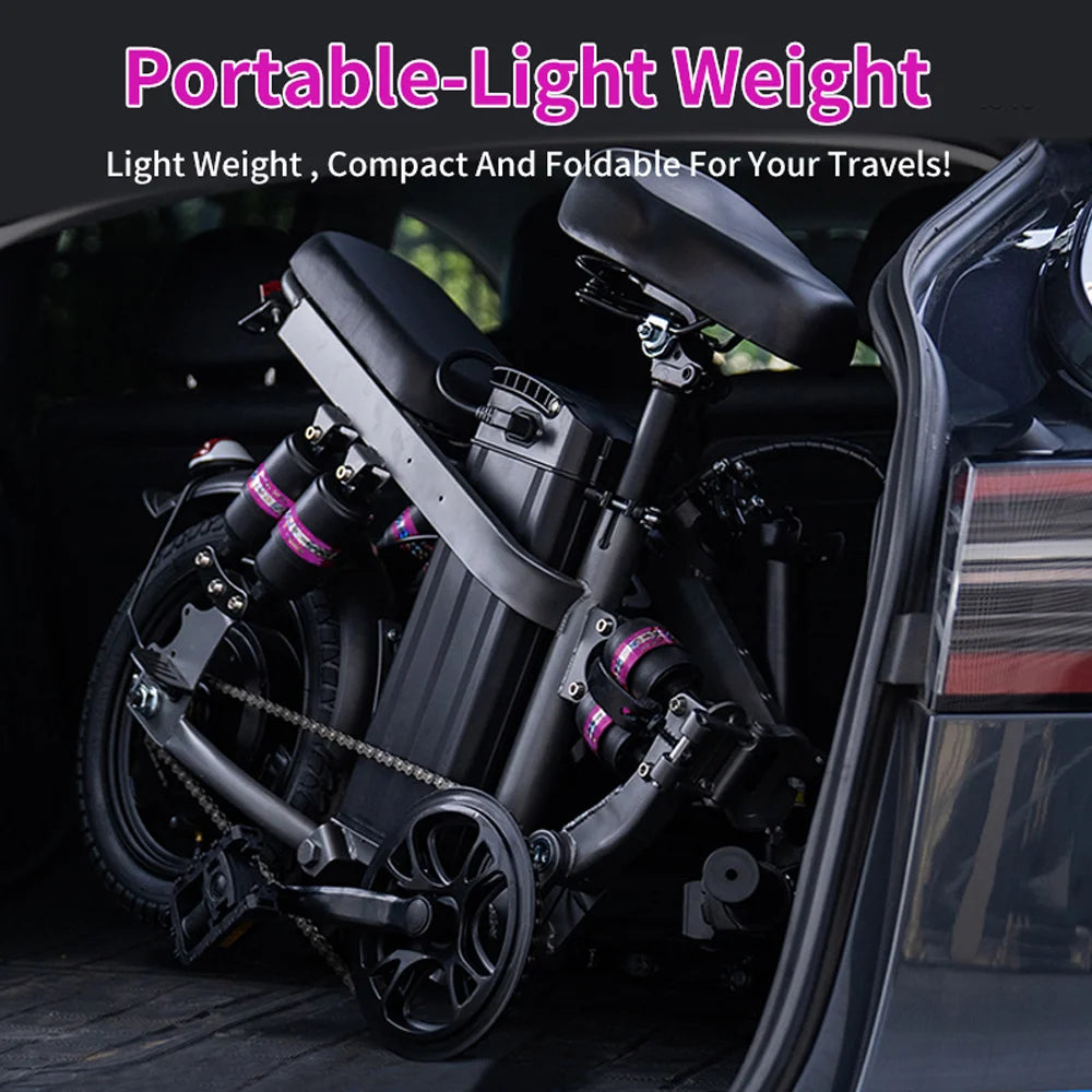 Folding Electric Bike for Adults – Fast, Comfortable & Perfect for Commuting
