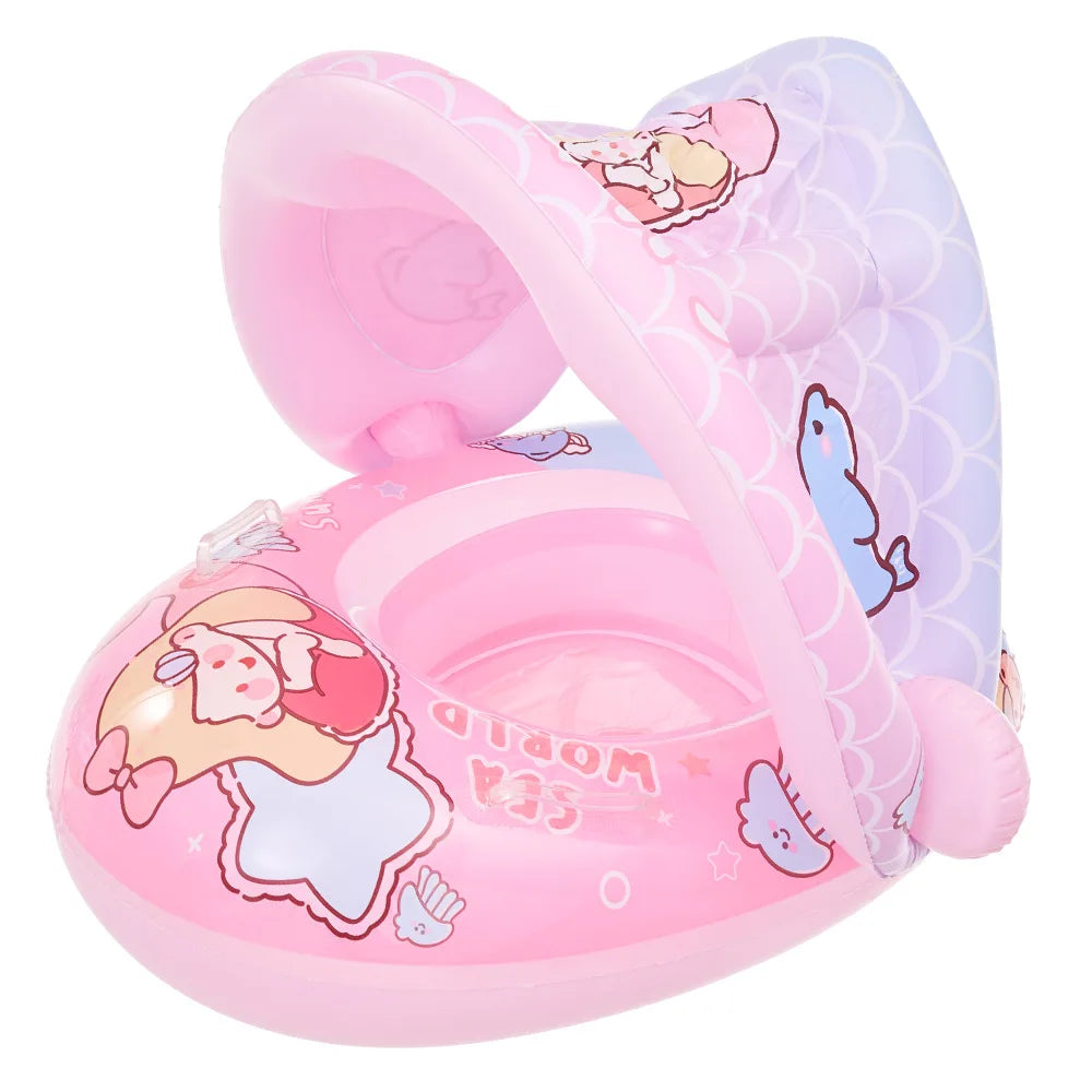 ROOXIN Inflatable Swim Ring Seat for Babies & Kids (1-5Y)