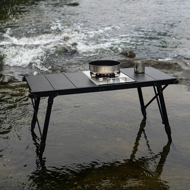 MOUNTAINHIKER Folding Wood Camping Table