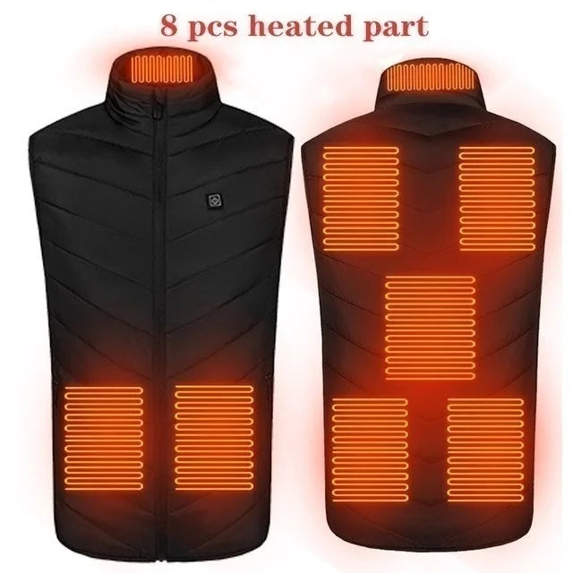USB Heating Jacket for Men & Women (9/13/17 Zone)