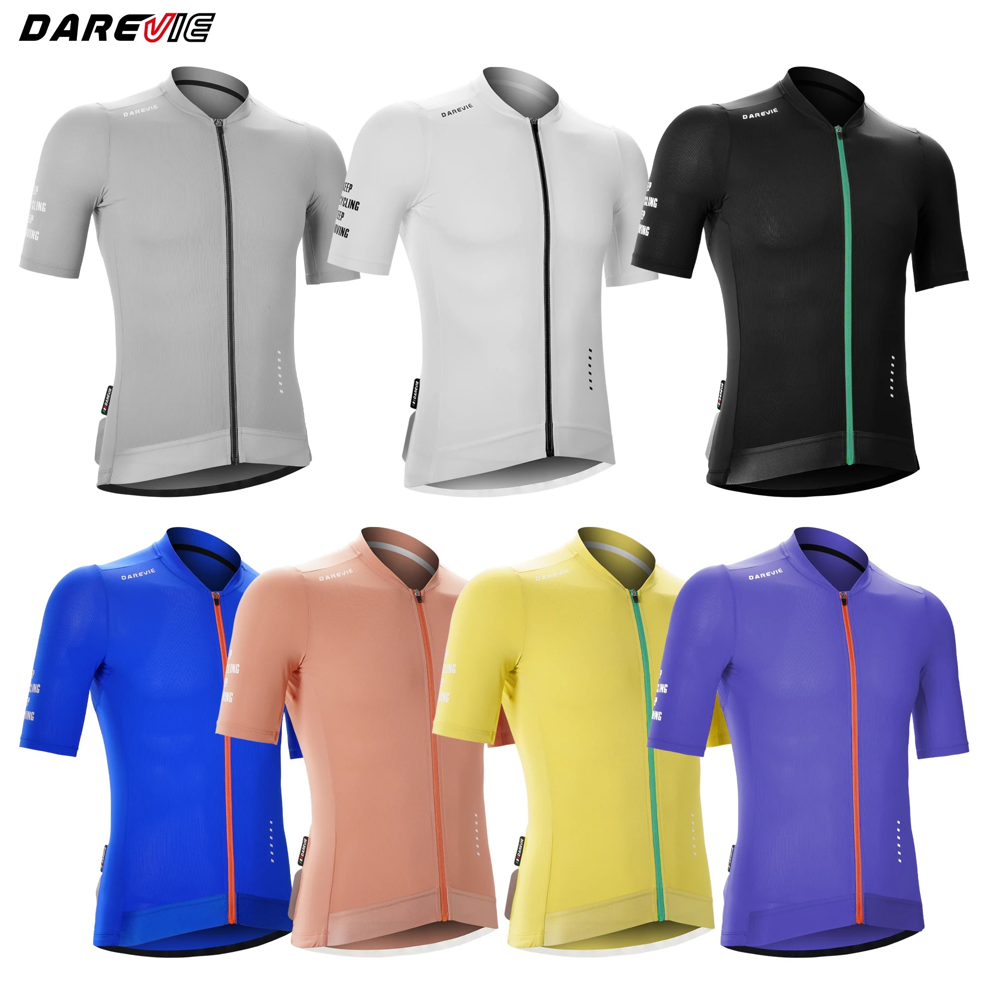 DAREVIE Men’s Cycling Jersey – Cool Technology Quick-Dry Performance