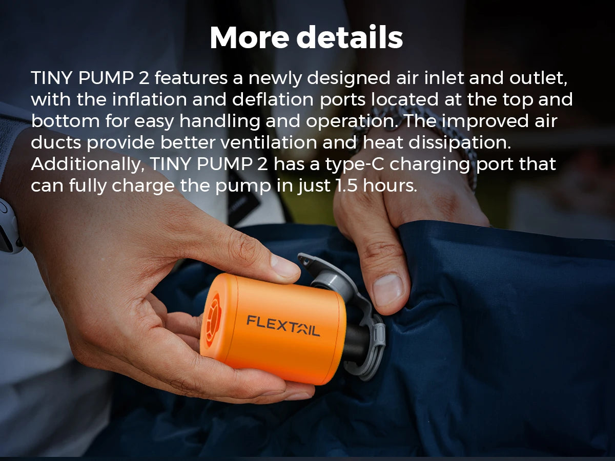 FLEXTAIL TINY PUMP 2 / 2X – Ultra-Portable Electric Air Pump