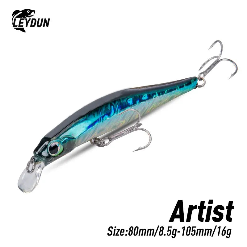 Artist FR Silence Sinking Minnow – High-Quality Hard Baits for Sea Bass & More
