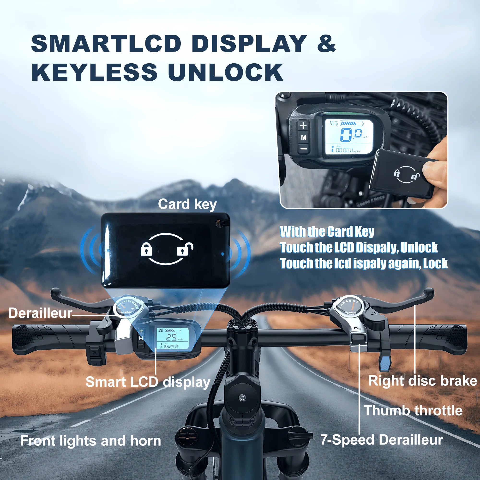 750W Adults Electric Bike – Powerful, Versatile & Built for City and Mountain Rides