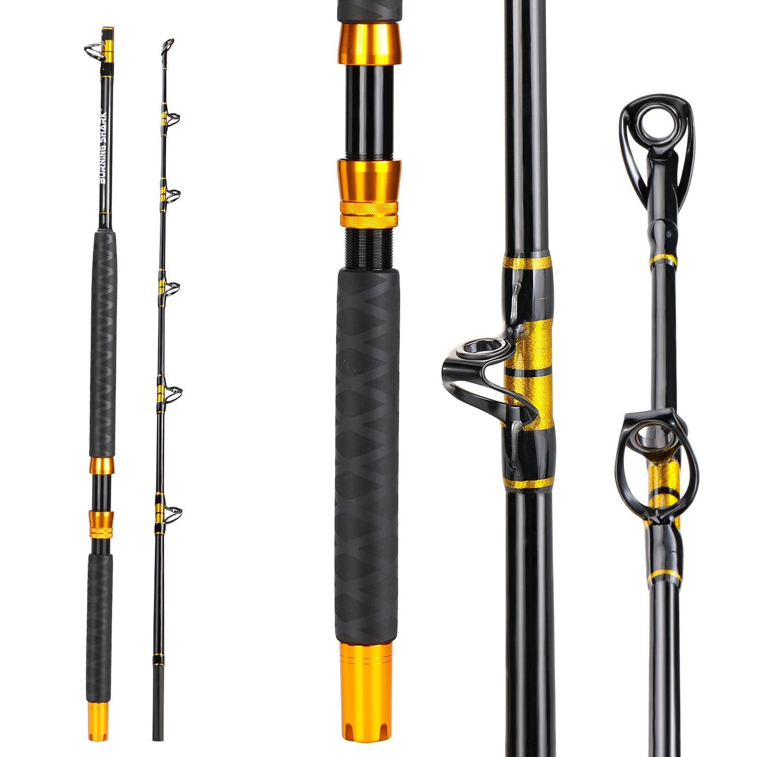 Sougayilang 1.8m Jigging Rod – Heavy Trolling Rod for Saltwater Fishing