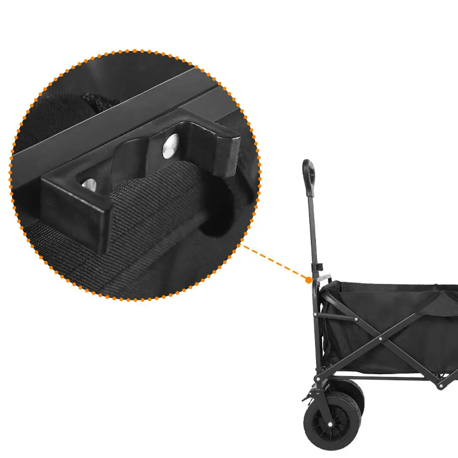 Heavy-Duty Collapsible Folding Utility Wagon for Beach & Camping