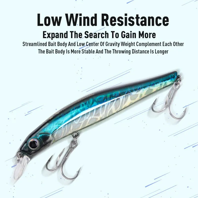 Artist FR Silence Sinking Minnow – High-Quality Hard Baits for Sea Bass & More