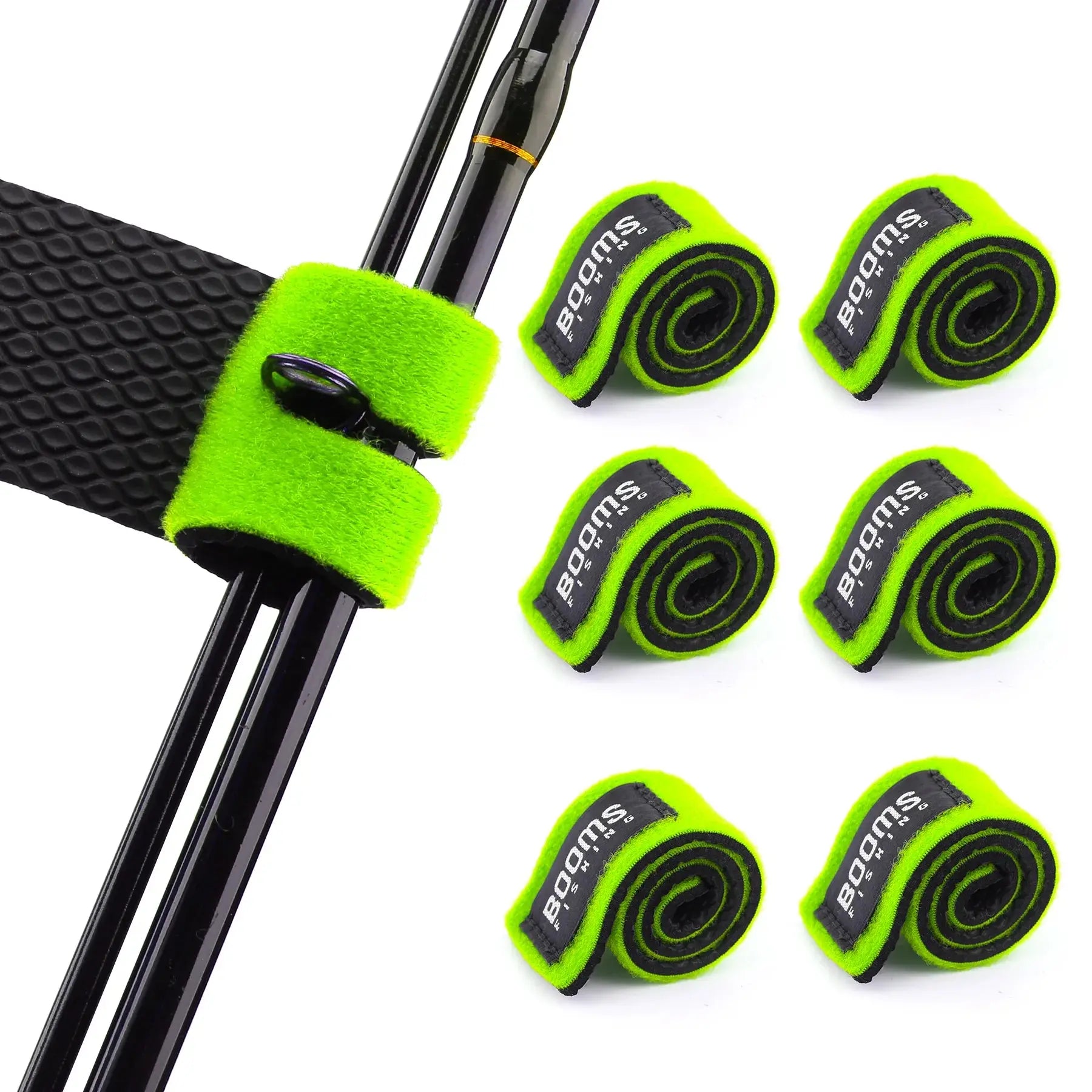 Booms Fishing RS3 Rod Holder Belt Strap with Rod Tie
